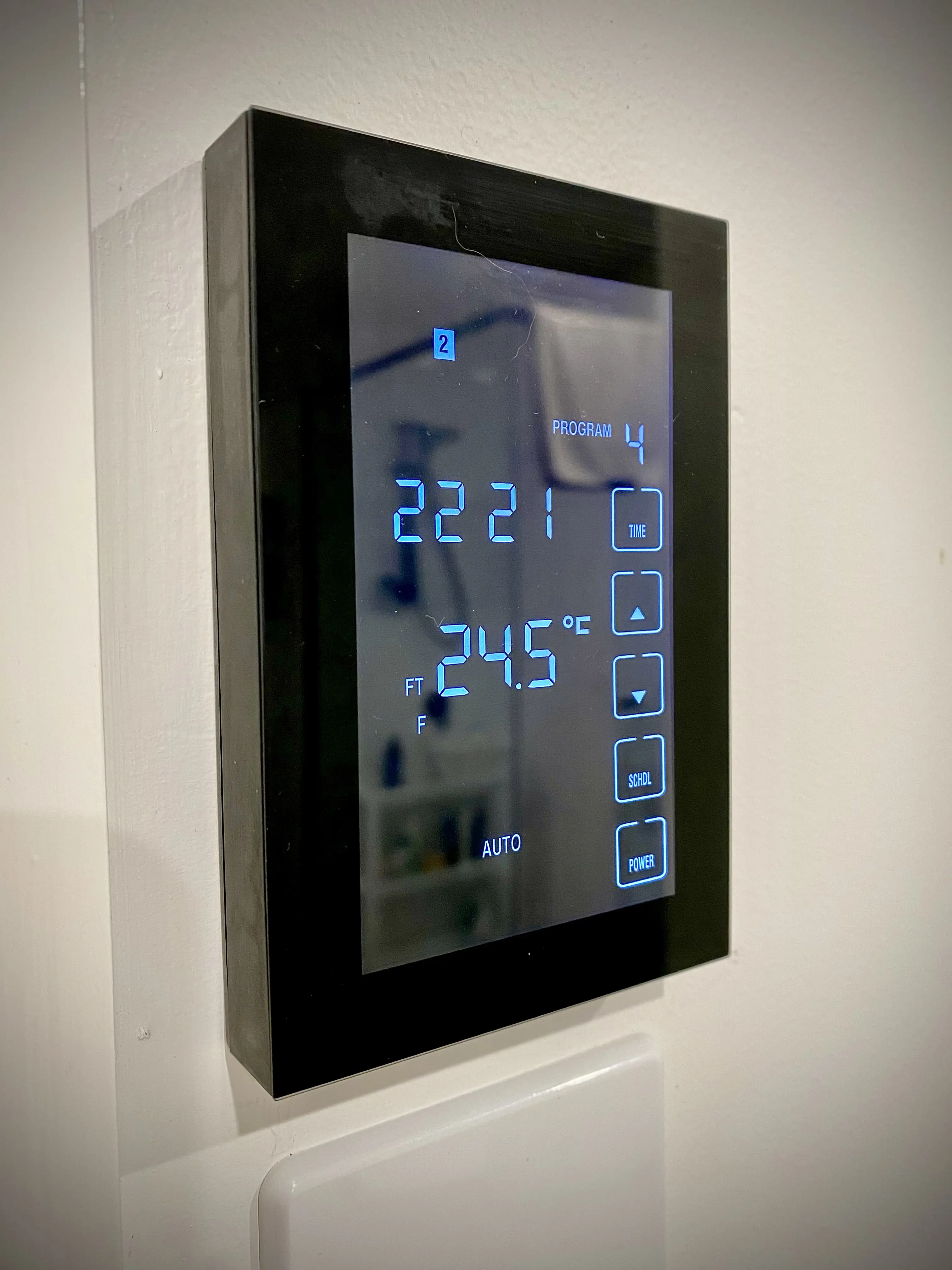 Professional underfloor heating installation in progress